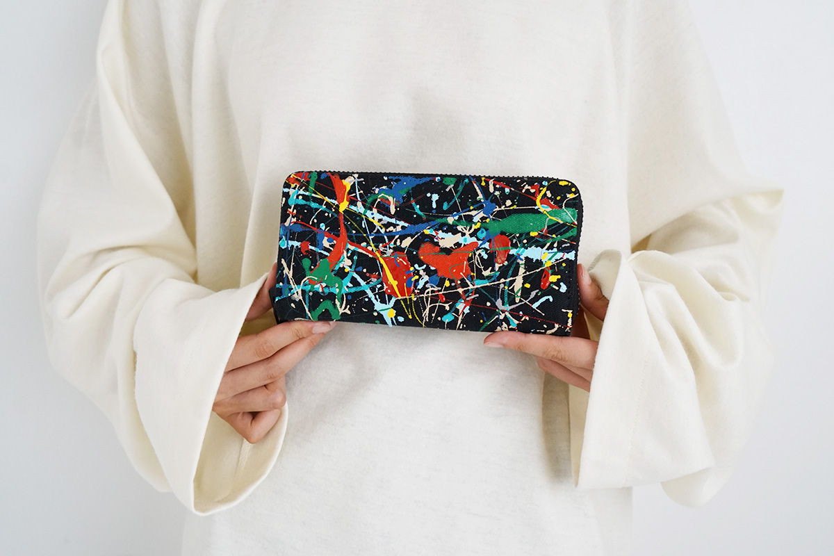 macromauro マクロマウロ SPLASH WALLET M [BLACK]