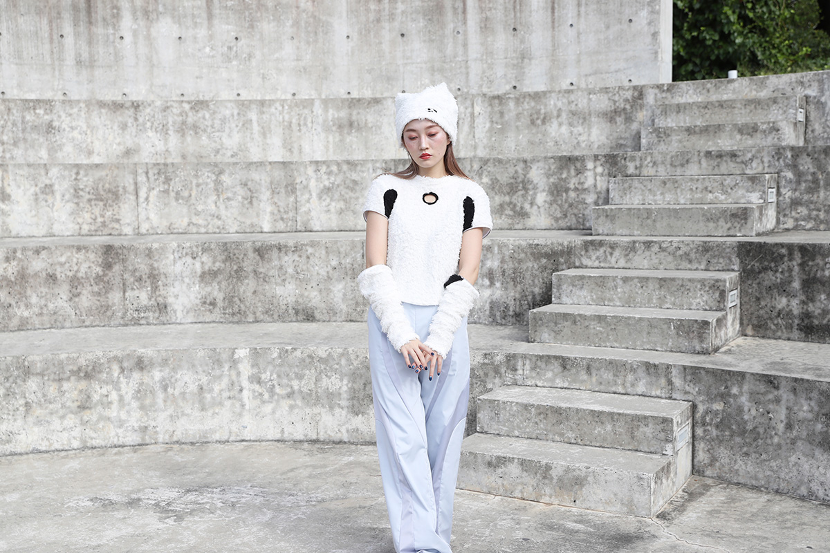 chloma クロマ パイルファーリーキャップ[22AG3/WHITE]