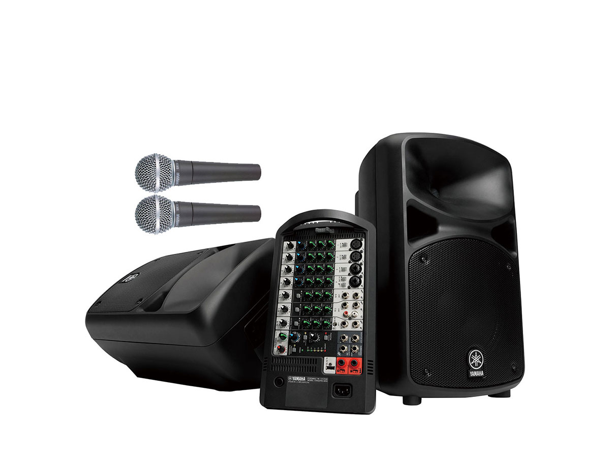 YAMAHA STAGEPAS 600i ポータブル 簡易PAセット - パプリカ