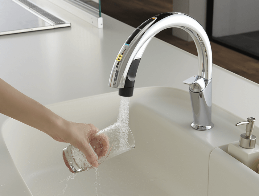 キッチン用タッチレス水栓 ナビッシュ | LIXIL