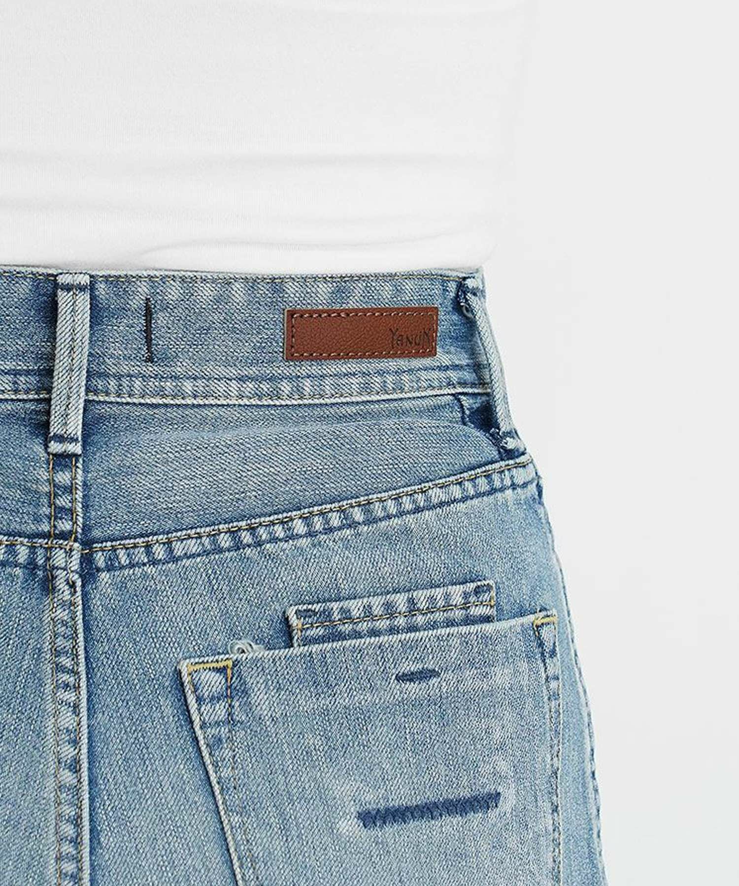 YANUK(ヤヌーク)】 Trick Really Light ボーイズストレート LEA