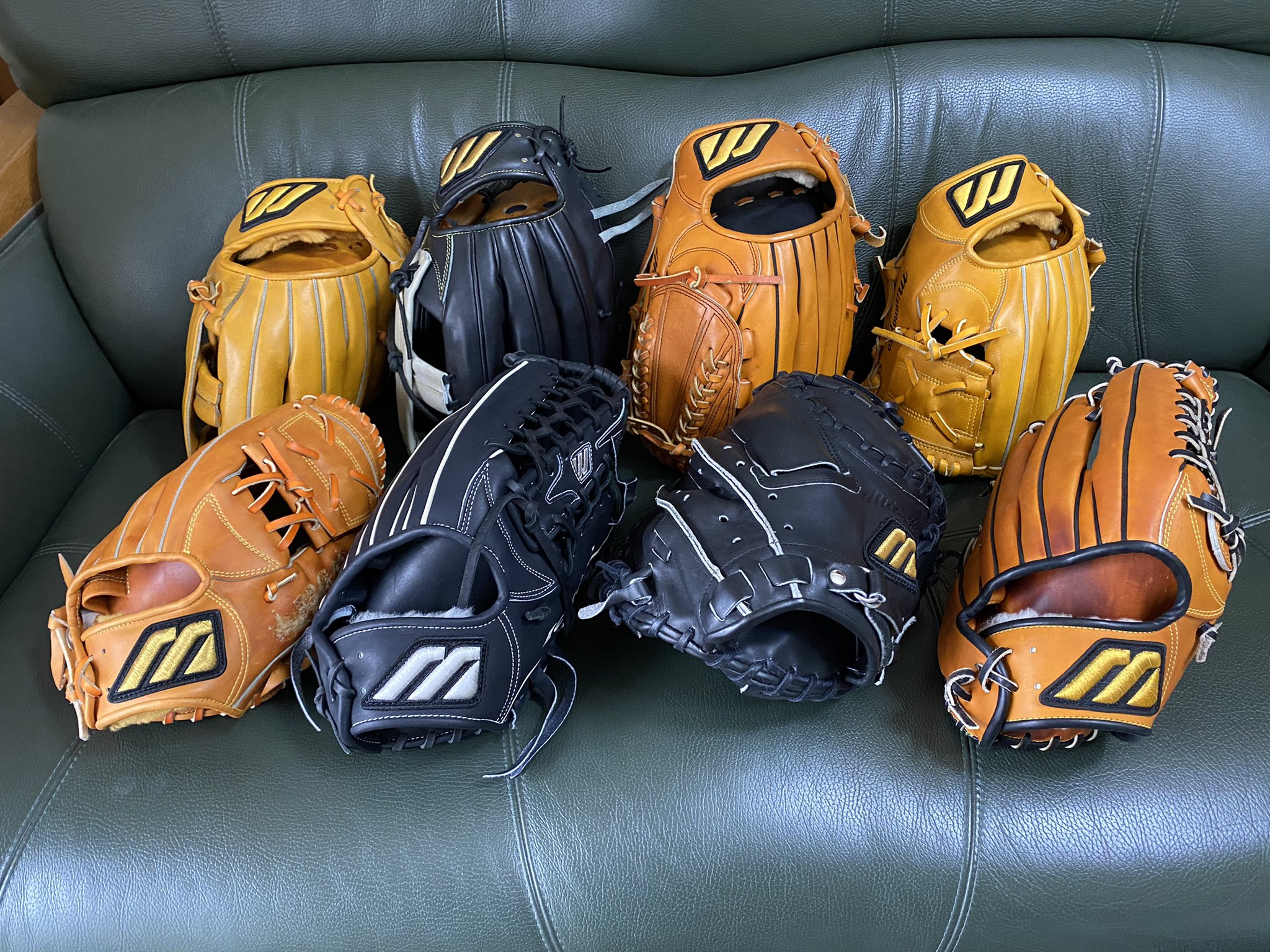 90s ミズノプロ ビッグM キップレザー 3Dテクノロジー 硬式内野用