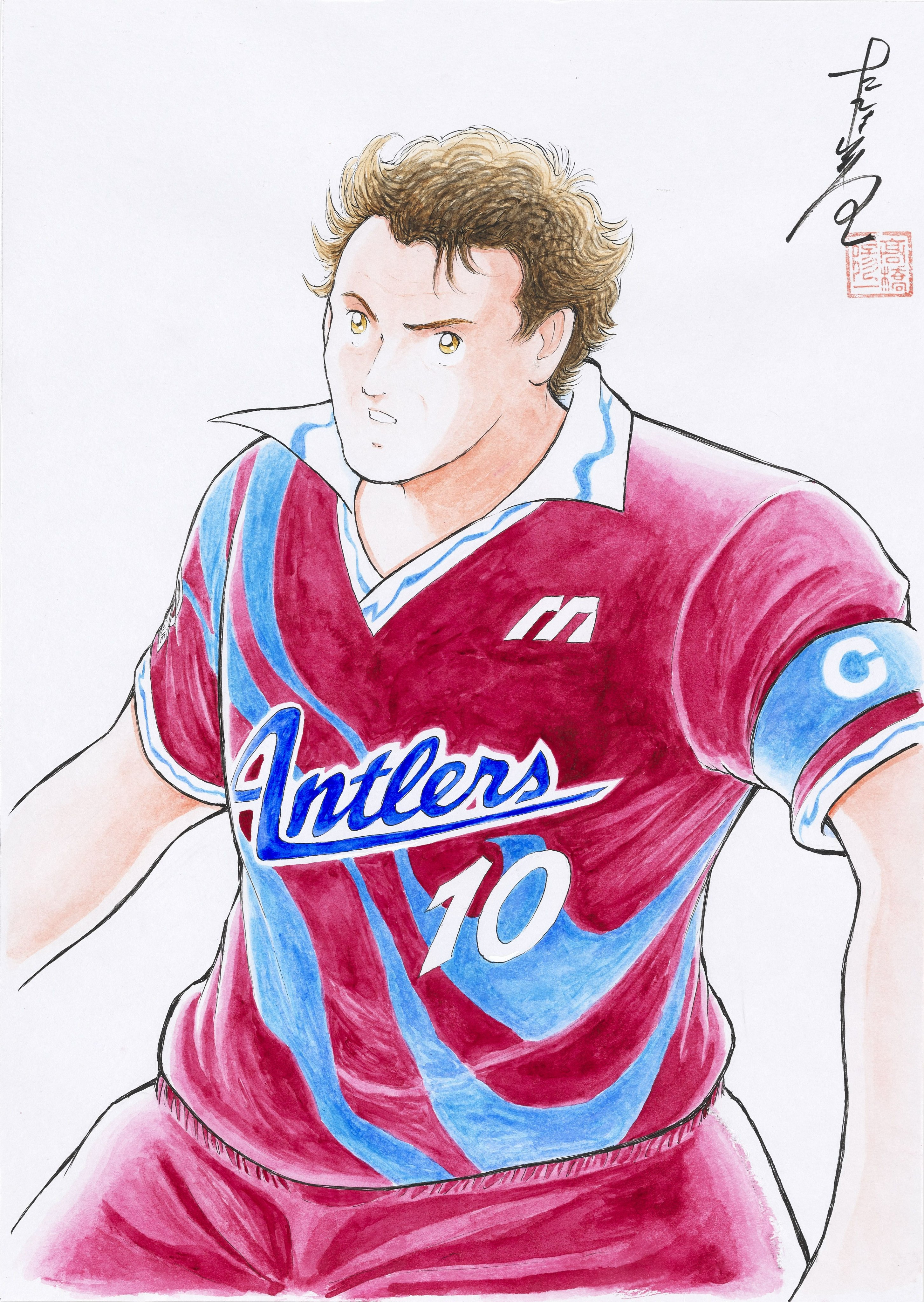 LIXIL×鹿島アントラーズ協賛25周年 キャプテン翼コラボ 原画 【公式通販】