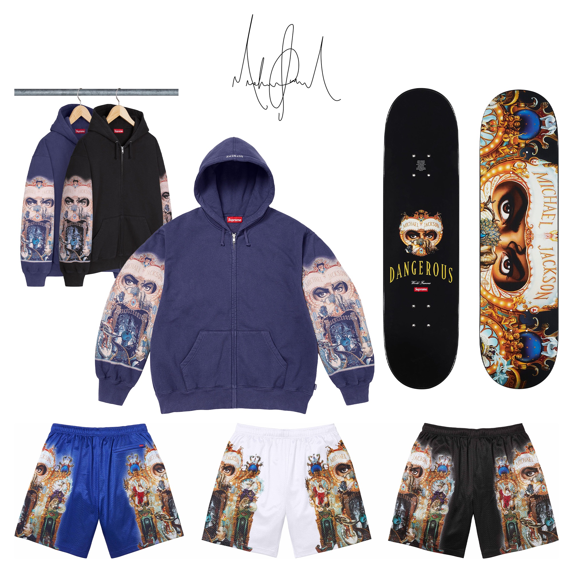 Supreme x Michael Jackson Dangerous Collection (FW25) – Side Kicks