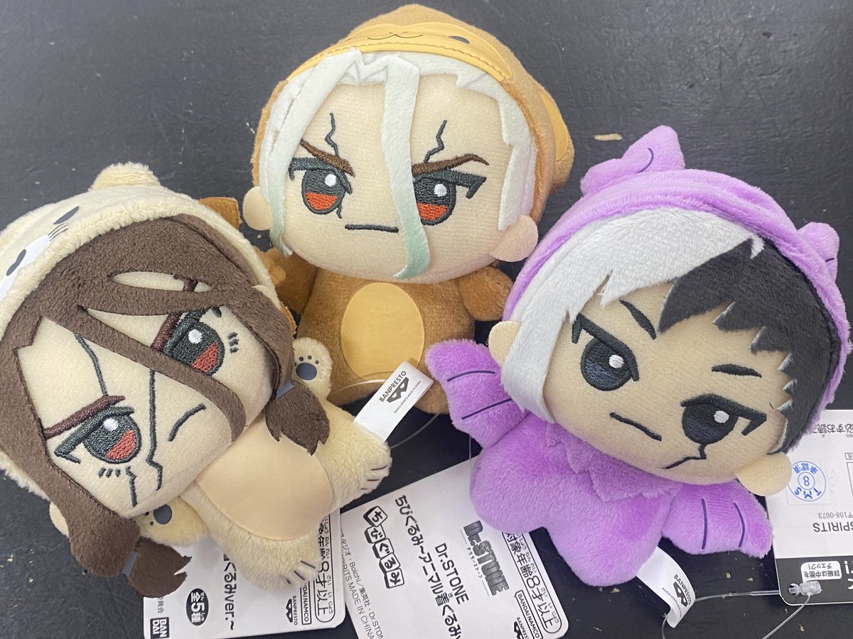 入荷情報】 『Dr.STONE』 ちびぐるみ 入荷しました🙌✨ 品出し完了して