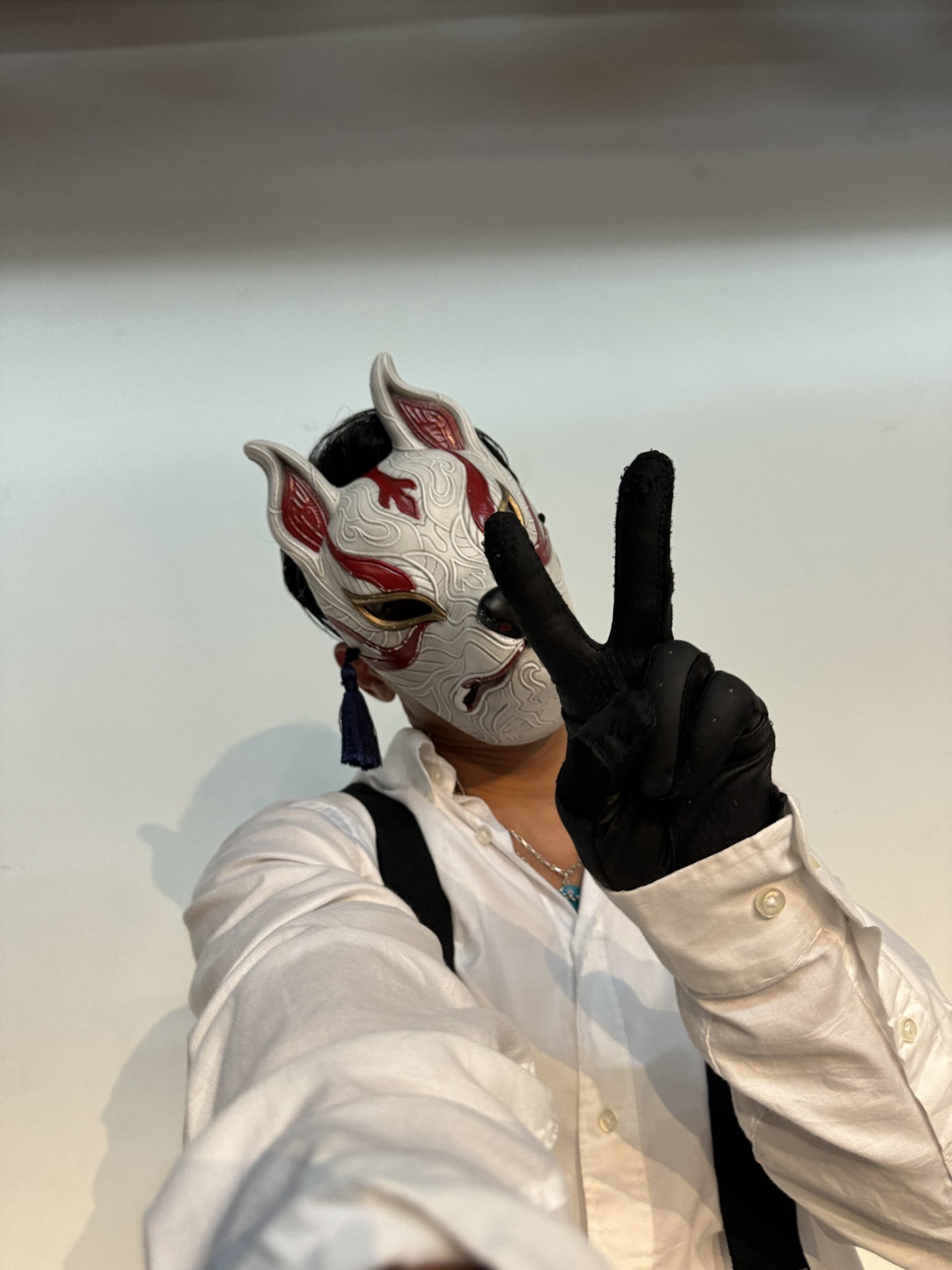 ラ*ス様 O-MENZ 狐 チェキ ハ*エ様 O-MENZ おかめ&狐 ツーショチェキ