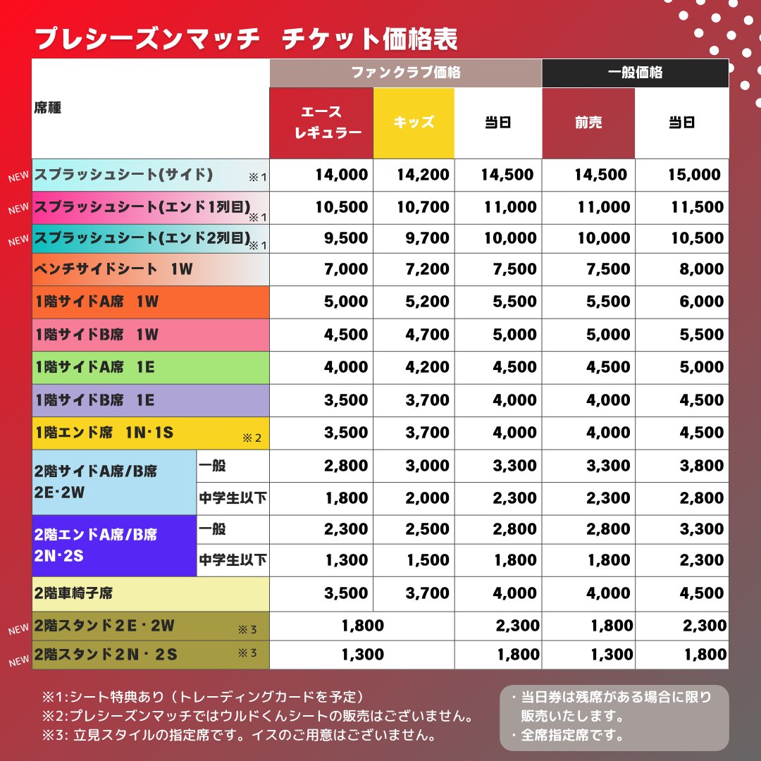 📢チケット発売のお知らせ お待たせいたしました！ チケットの発売日