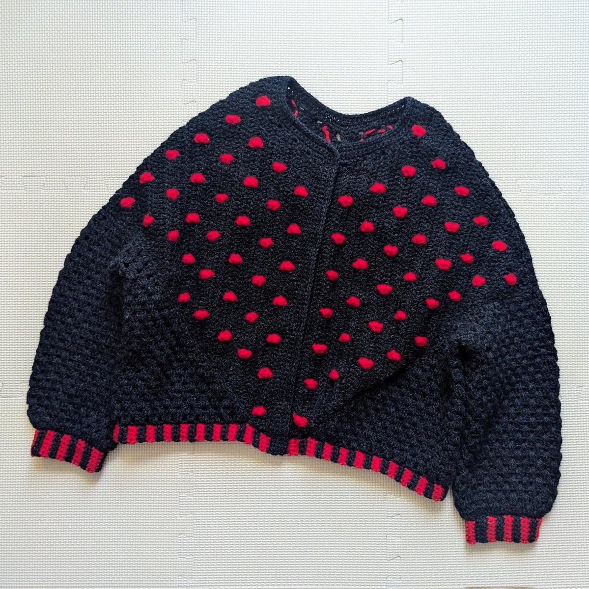 ミクニッツ2024『喫茶』チェリーコーク を編みました。 #ミクニッツ