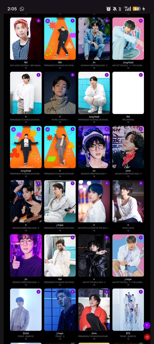 trade for what i DON'T have (please DO NOT send dupes or album