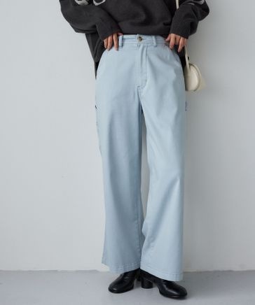 新色追加】PICCADILLY別注 / ペインターワイドパンツ | [公式]バン