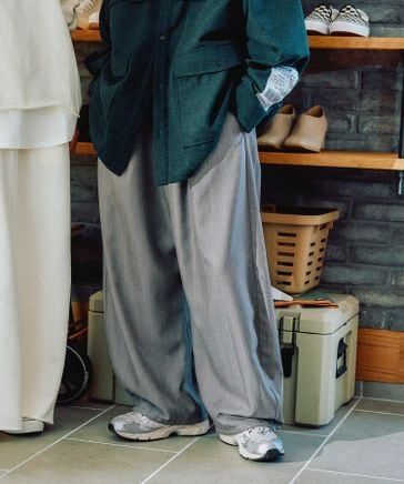 Make stuff '25] てぃらウエストタックパンツ2 | [公式]ニコアンド