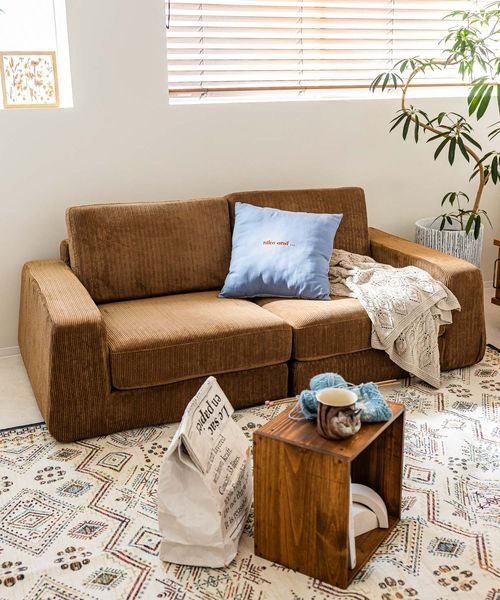 楽天ポイント還元】niko and .［幅166cm］ローソファ/グリュック