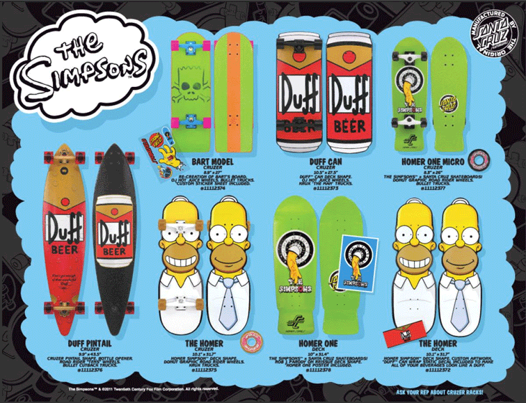 Simpsons x Santa Cruz!! : ZacPacのTOYS ARE FOREVER♪