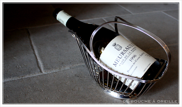 クリストフル製 アンティークのパニエ ボトルバスケット Christofle