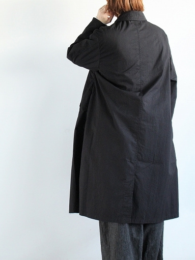 Porter Classic POPLIN RIDING COAT / BLACK : 『Bumpkins putting on