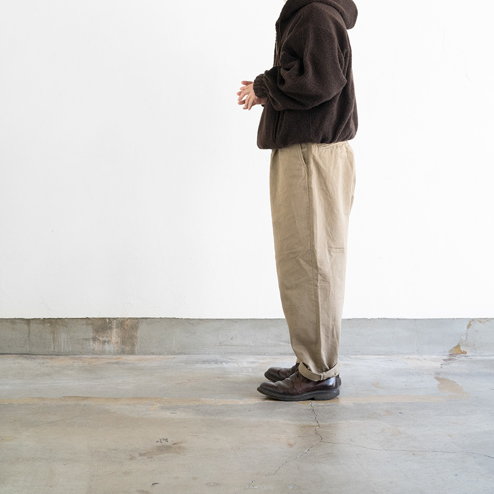 KAPITAL][キャピタル][チノ ハイウエストニームパンツ][EK-763LPA][BE]