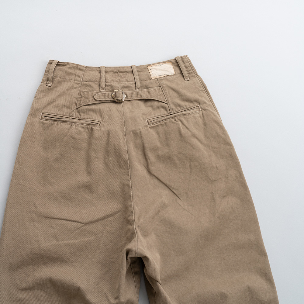 KAPITAL][キャピタル][チノ ハイウエストニームパンツ][EK-763LPA][BE]
