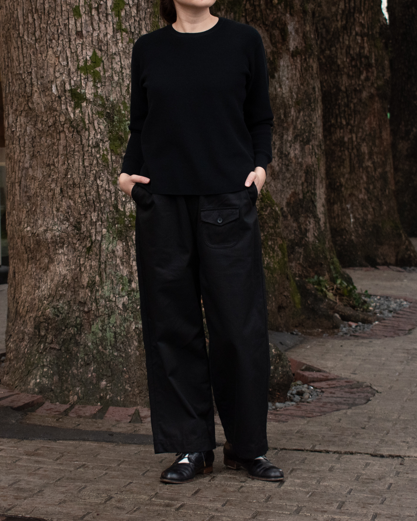 ゴーシュ / カツラギポケット付きワイドパンツ | PEOPLE | ピープル