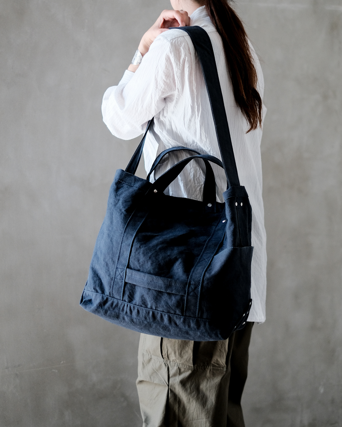 ツールバッグ（M）col.Kusaki Navy | PEOPLE | ピープル