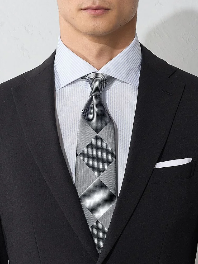 上下洗える/高通気】WEB限定スーツ 4WAYストレッチ ストライプ