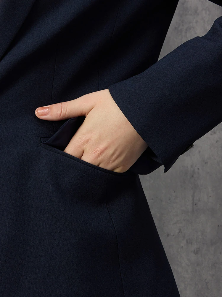 杢調スーツ テーラージャケット 無地 ネイビー | P.S.FA公式通販