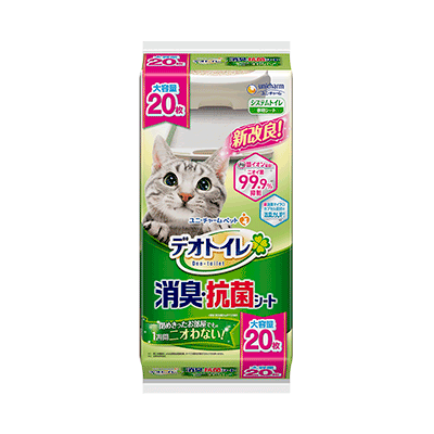 デオトイレ 消臭・抗菌シート 20枚: 300｜業務用トリミング用品通販
