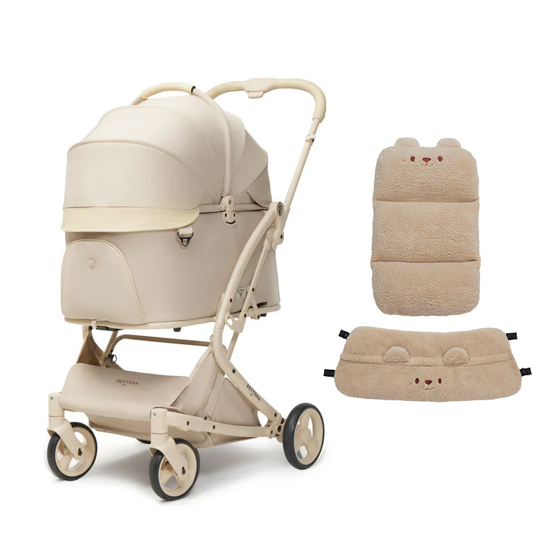 ペットカート MILOU｜ワンタッチでキャリーごと折りたたみ可能の軽量