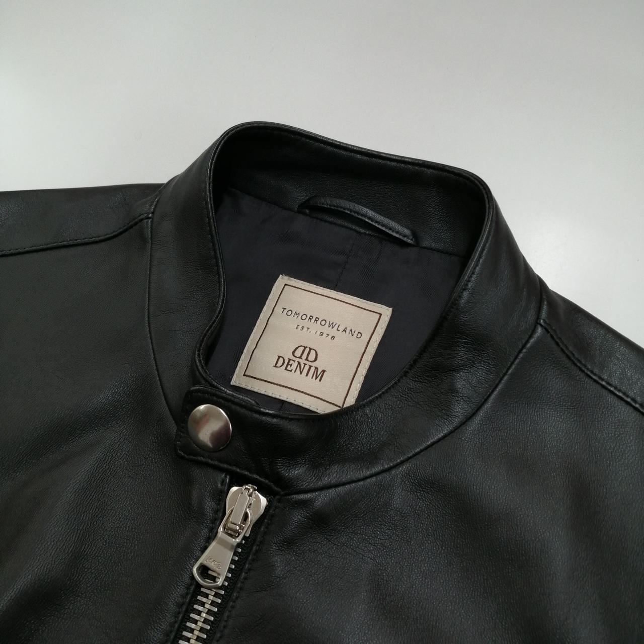 DENIM X TOMORROWLAND|ラムレザーシングルライダースジャケット