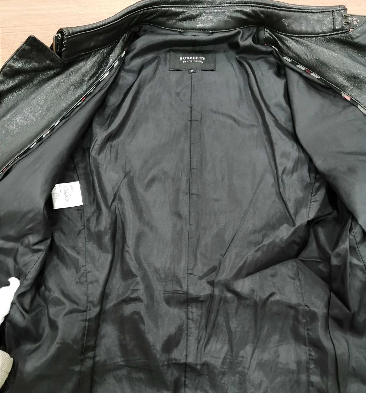 バーバリーブラックレーベル(BURBERRY BLACK LABEL)|レザージャケット