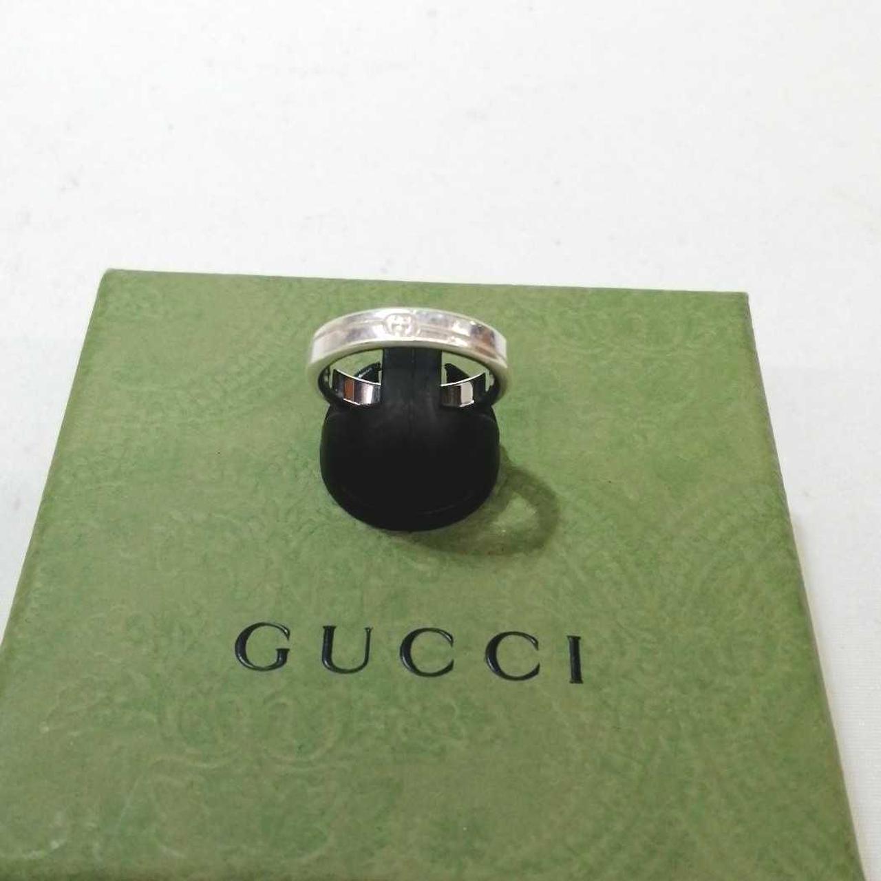 グッチ(GUCCI)|ダイアゴナル インターロッキングG スリム リング