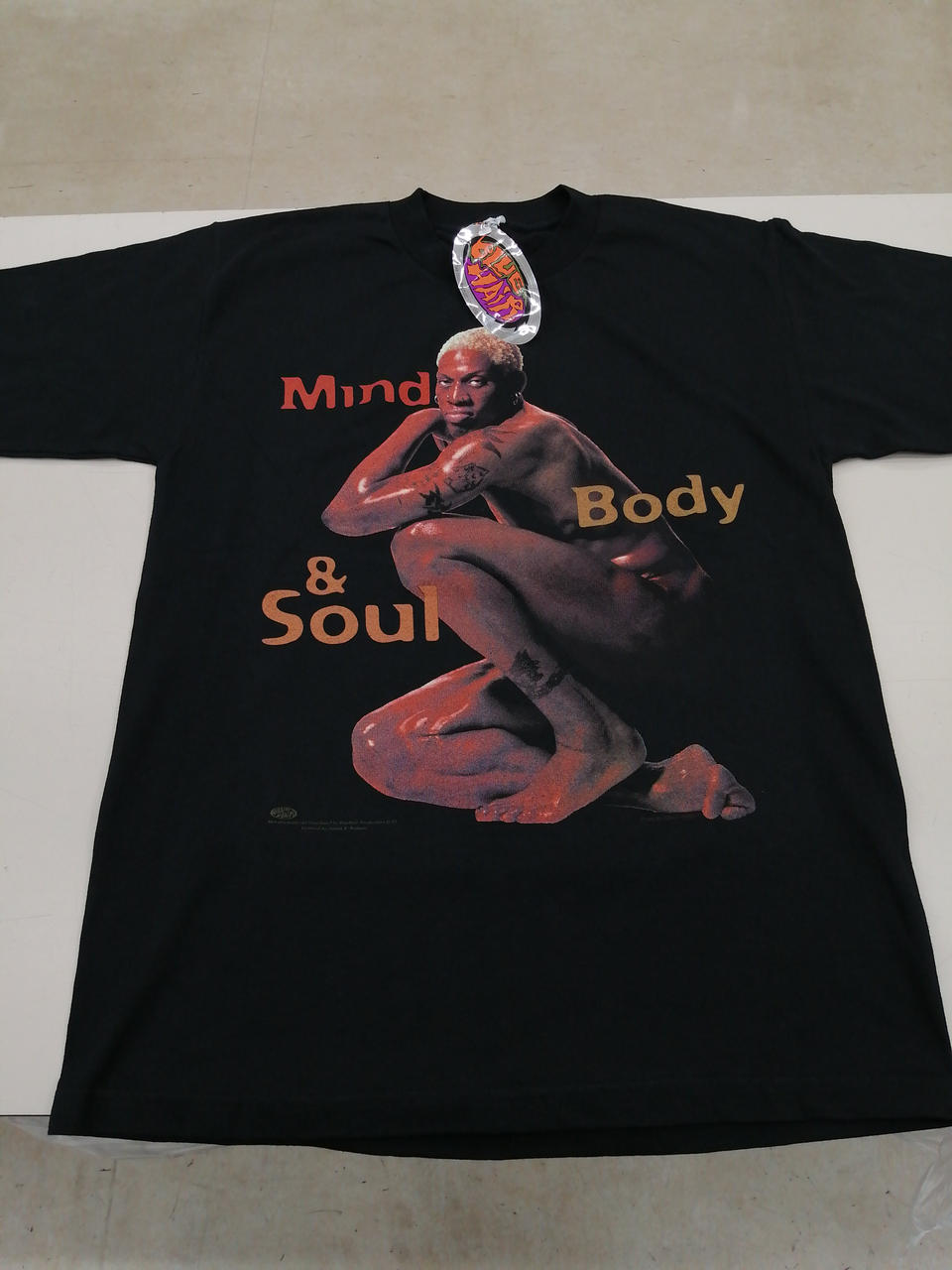 BLUE HAIR|デニス・ロッドマン 90s NBA Rodman Tシャツ|【ハードオフ