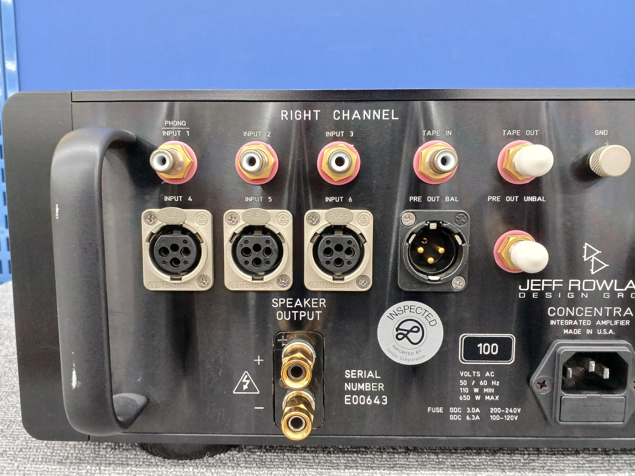 JEFF ROWLAND|プリメインアンプ|【ハードオフ公式通販】オフモール