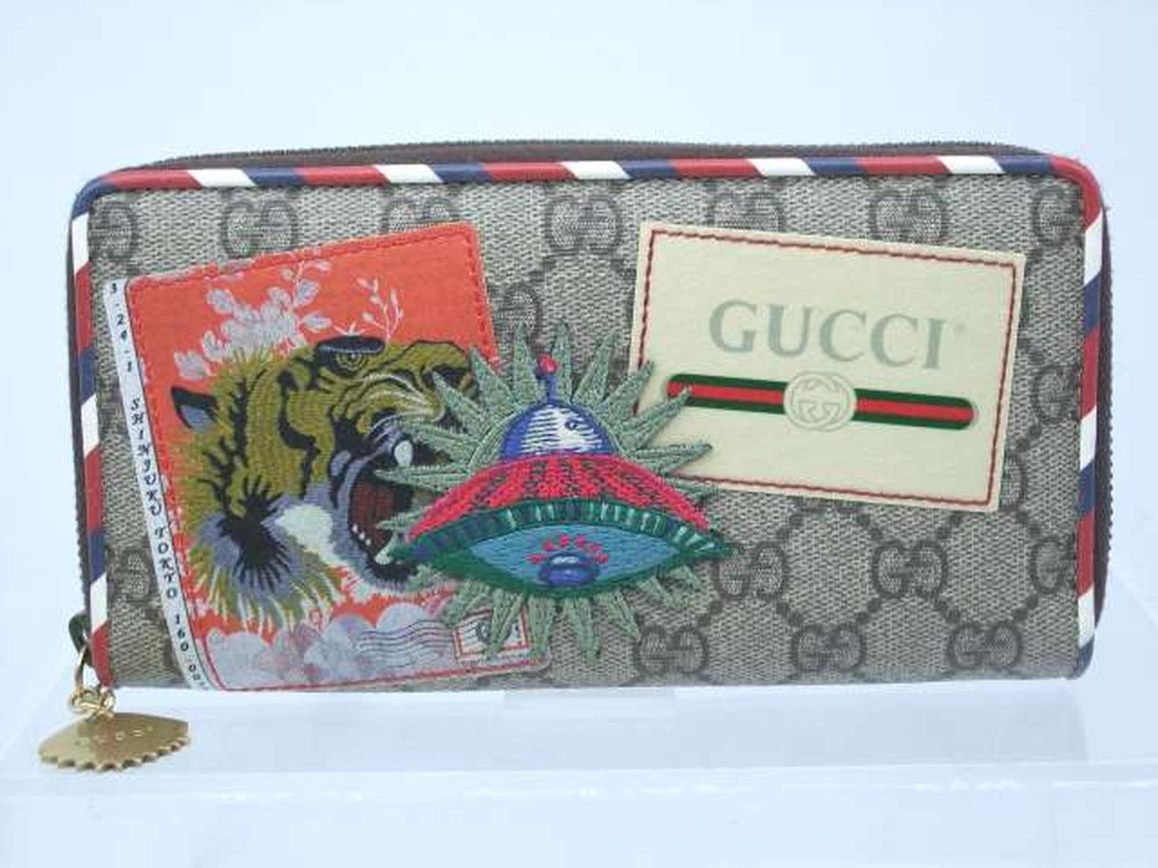 グッチ(GUCCI)|GGスプリーム クーリエ 長財布 虎とUFO|【ハードオフ