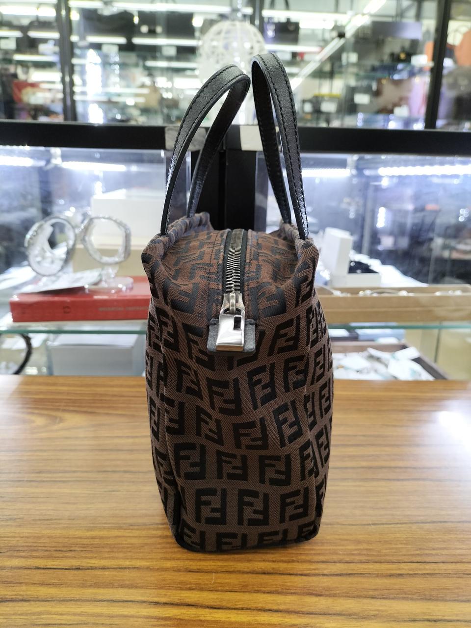 FENDI|フェンディ ズッカ柄 ハンドバッグ キャンバス|【ハードオフ公式