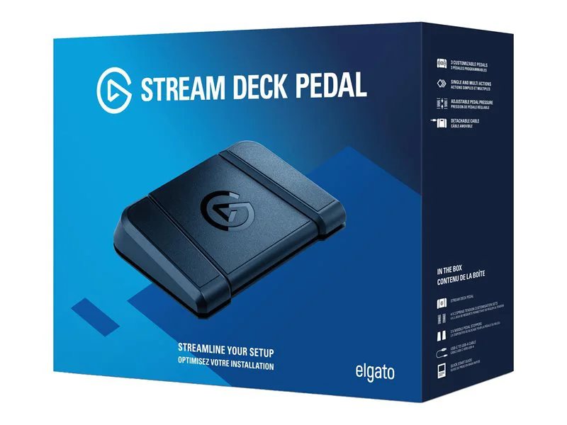 Enhance Control: Elgato Stream Deck Pedal Black. | 78508952