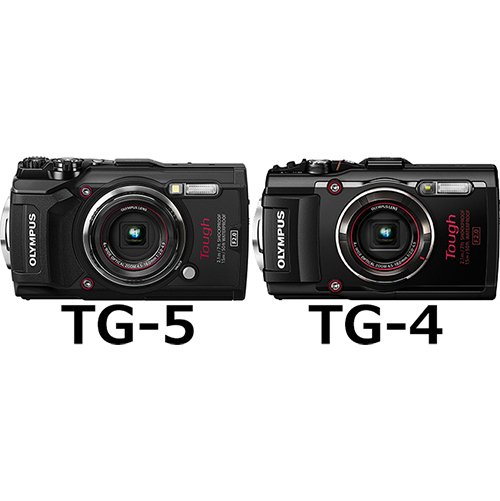 TG-5 Tough」と「TG-4 Tough」の違い - フォトスク