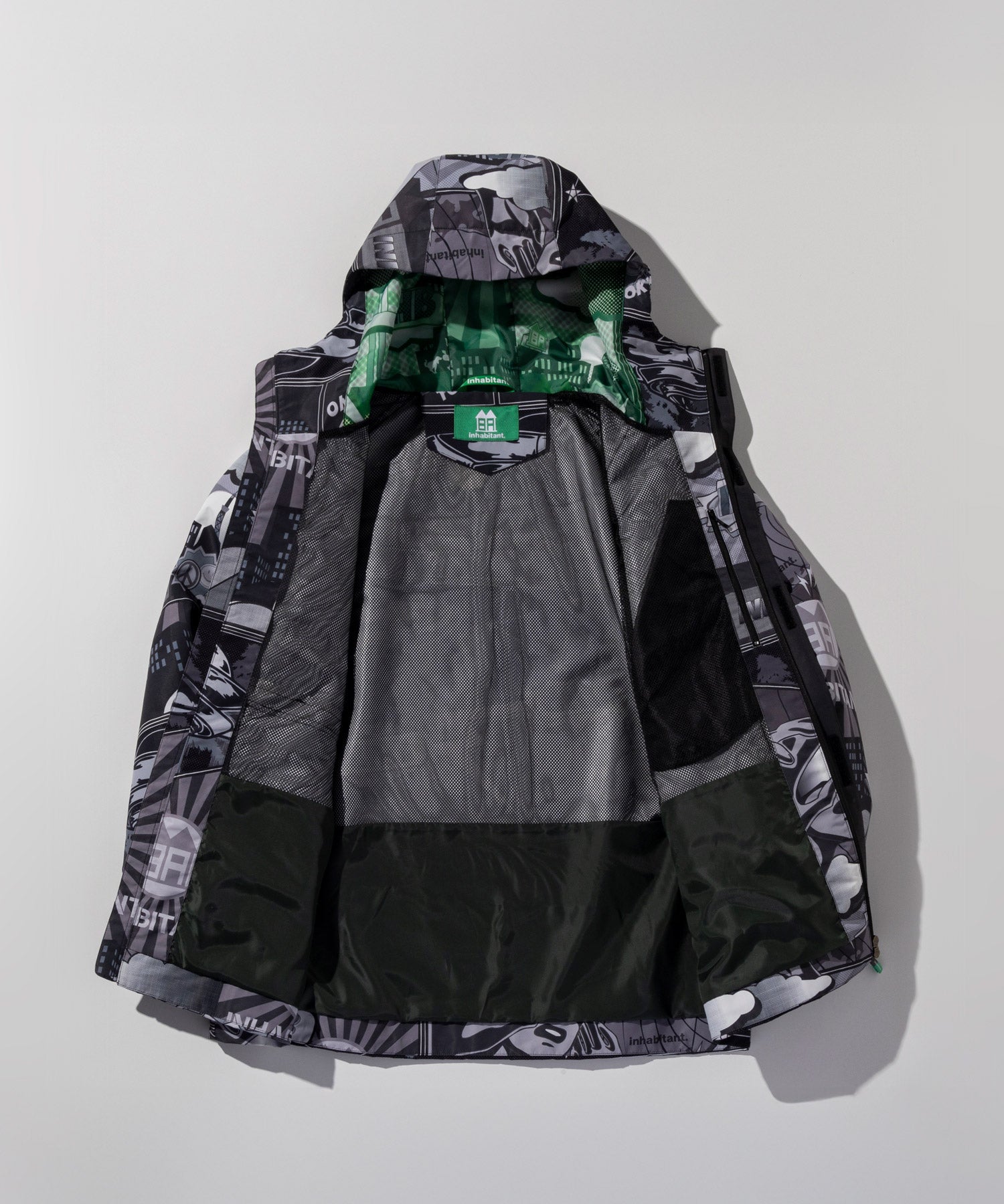 MENS】FULL ZIP SNOW JACKET フルジップスノージャケット /inhabitant