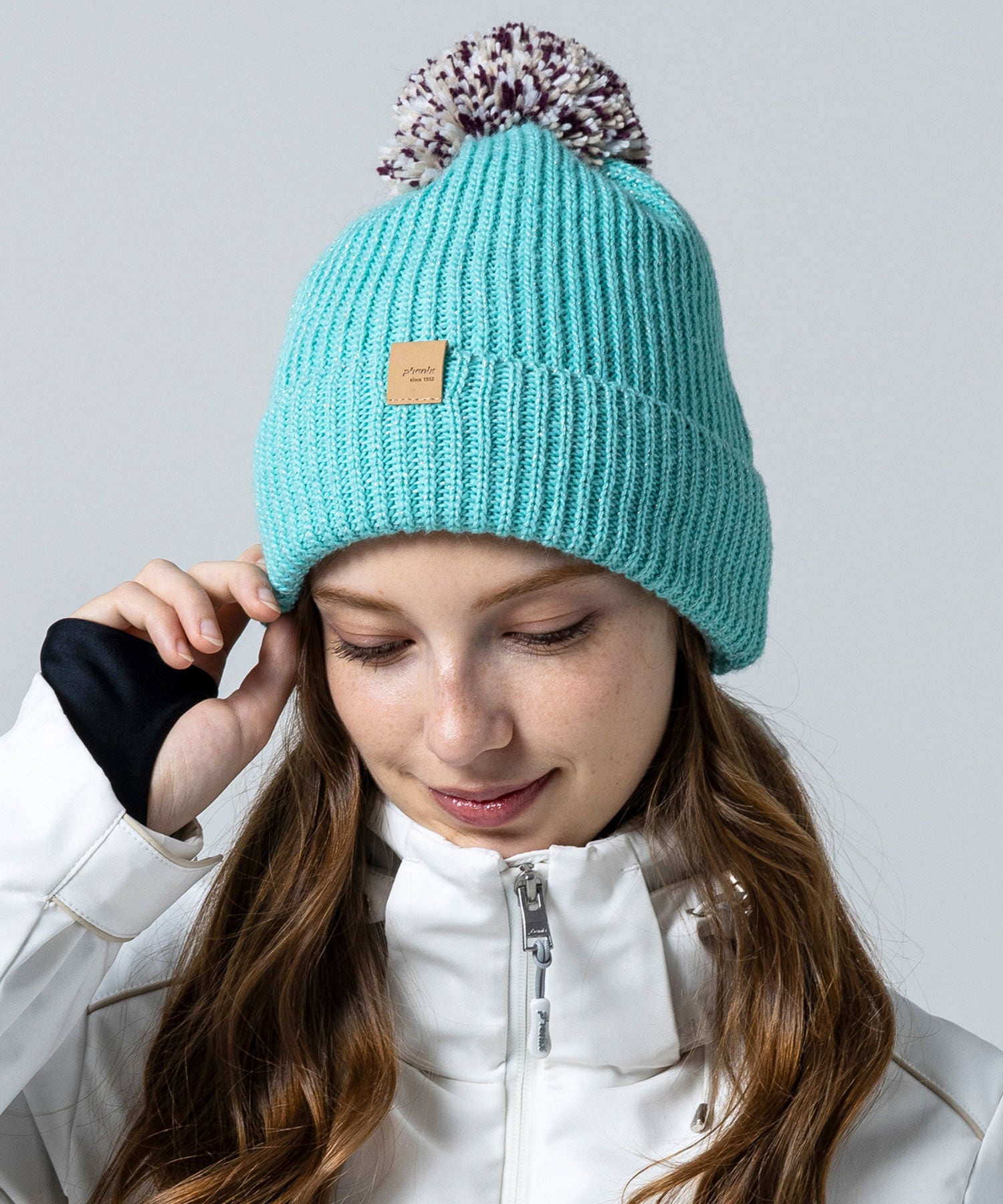 WOMENS】 Mix Pompon Bright Watch Hat ミックスポンポンブライト