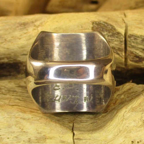 ズニ族：インレイ サンフェイス デザイン リング 22号 - PINE☆FIELD