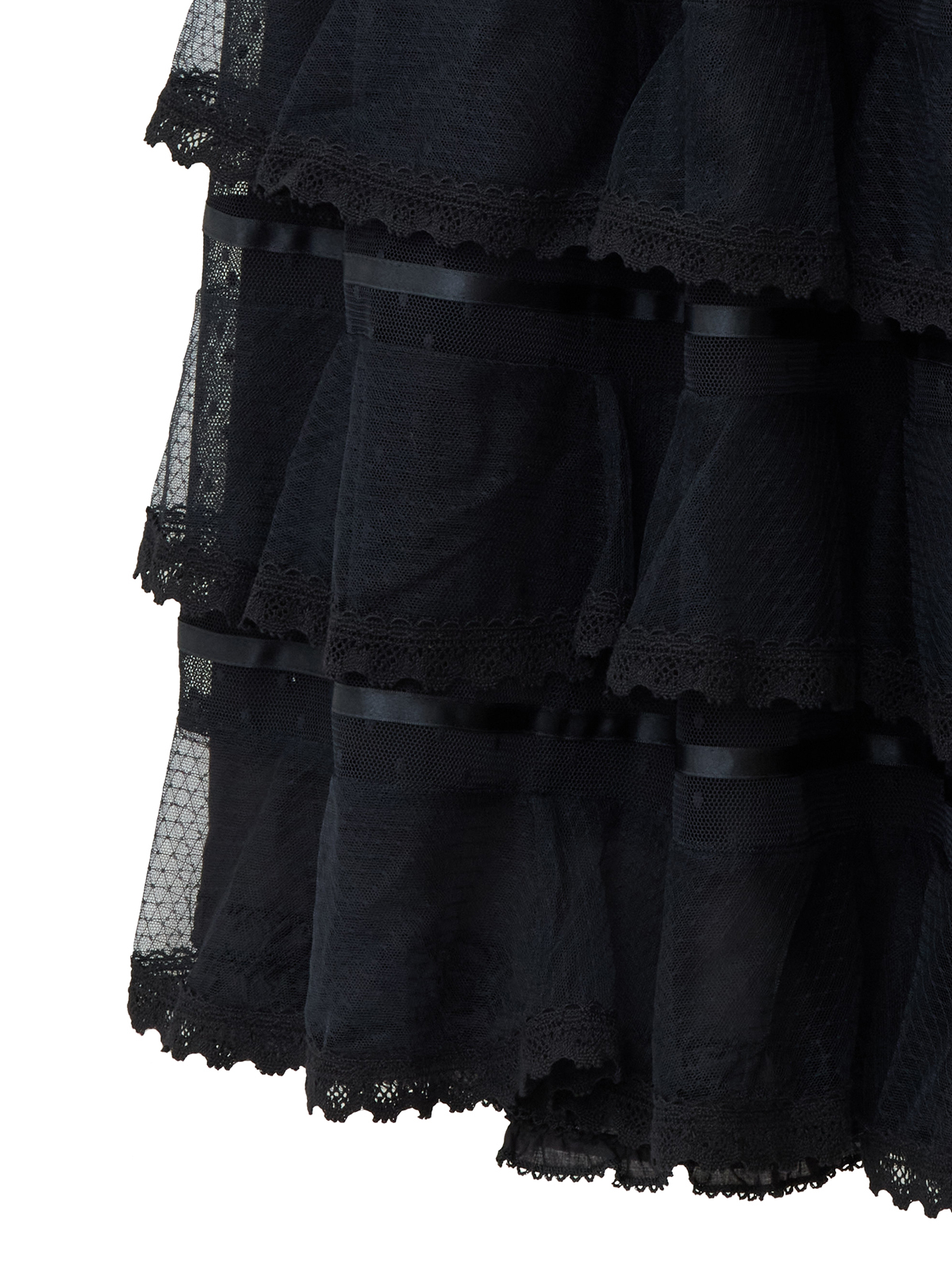 ポルカドットチュールフリル使いスカート｜ピンクハウスオフィシャル