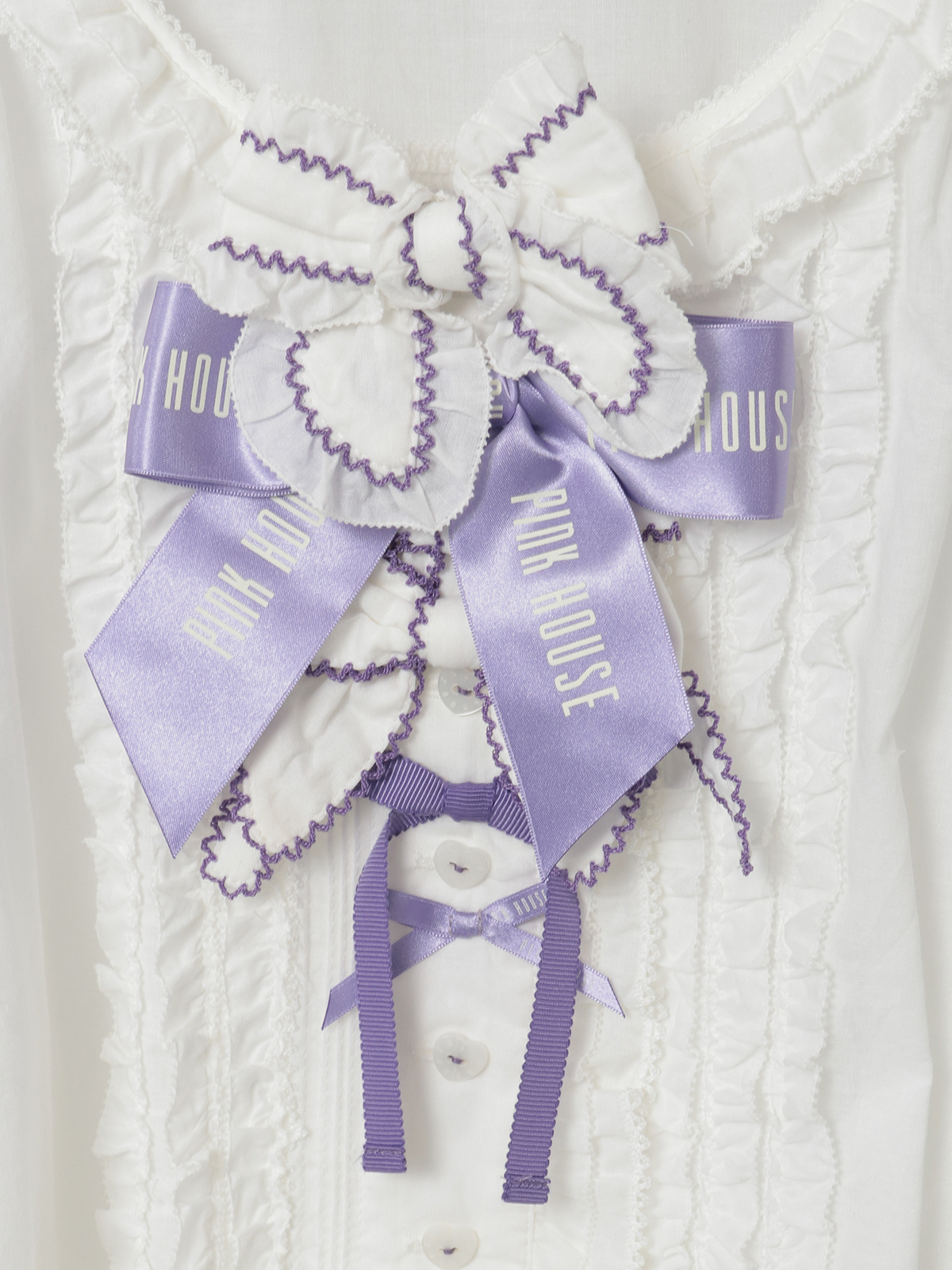 スモック刺繍ブラウス｜ピンクハウスオフィシャルオンラインストア