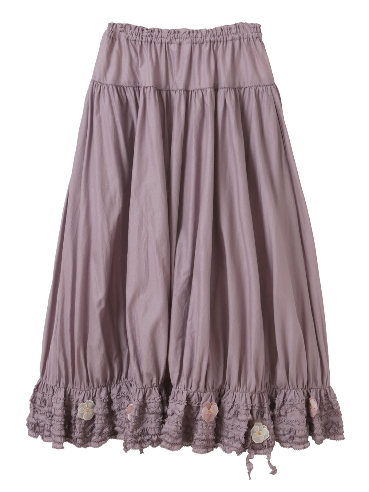 パンジーレース使いローンスカート｜ピンクハウスオフィシャル