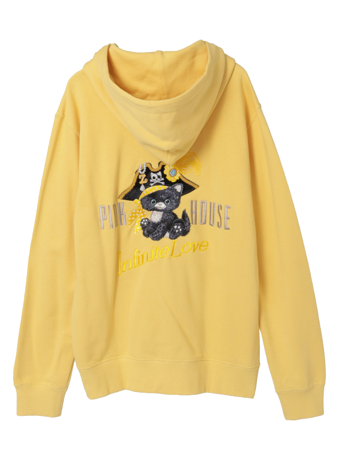 PINK HOUSE×Momoclo パイレーツキャットワッペンパーカー｜ピンク