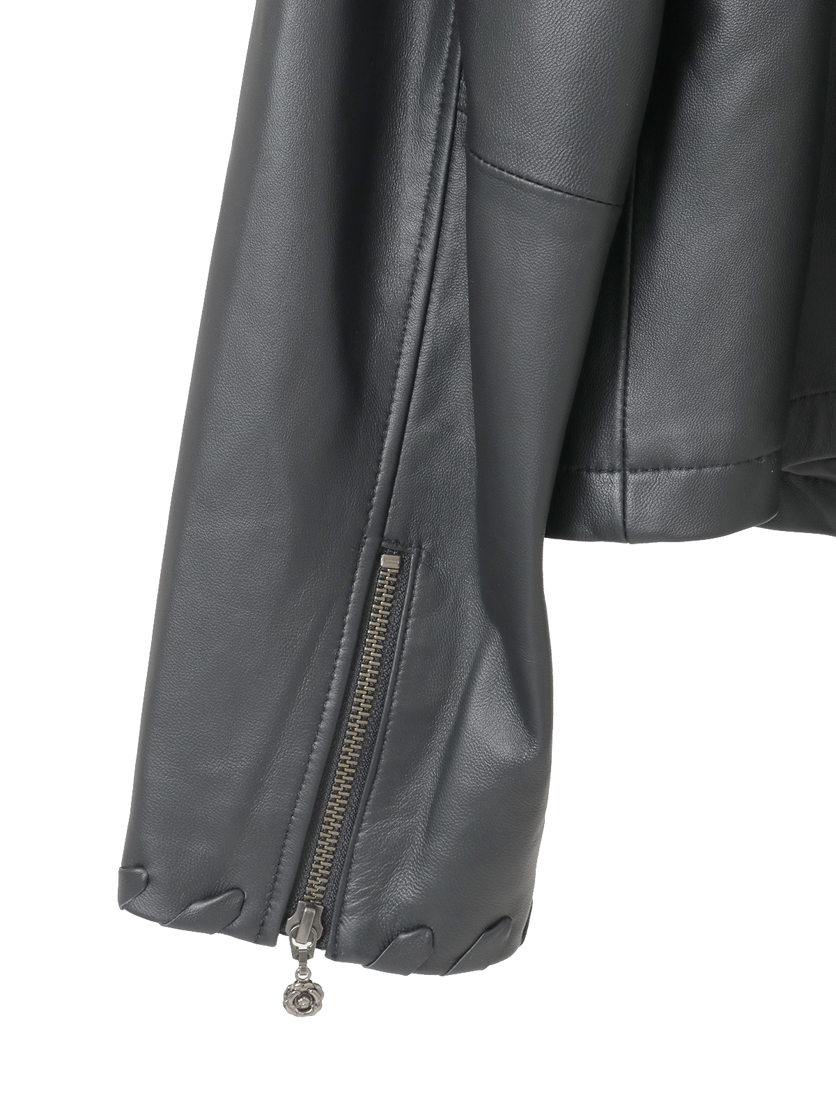 ラムレザーノーカラージャケット｜ピンクハウスオフィシャルオンライン