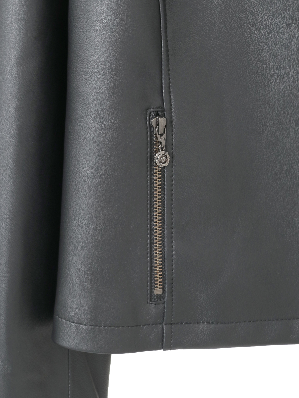 ラムレザーノーカラージャケット｜ピンクハウスオフィシャルオンライン