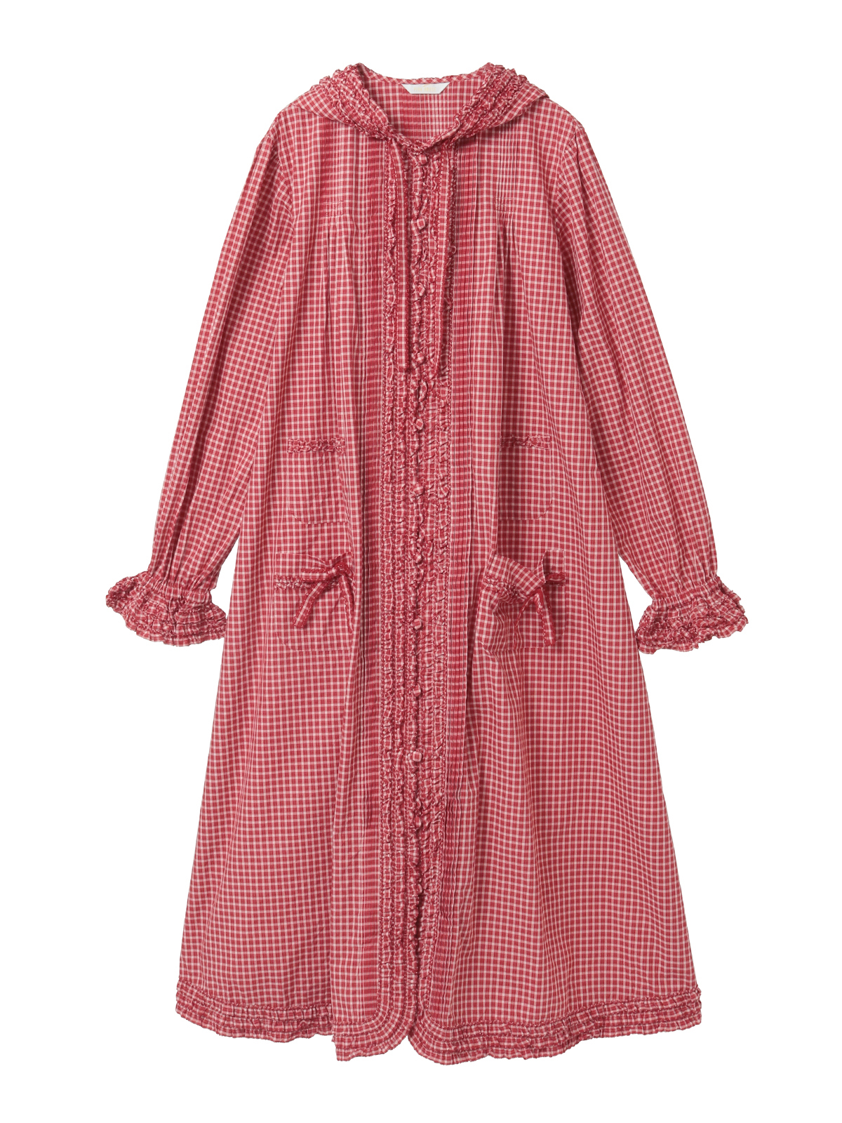 オリジナルチェックフード付きワンピース｜ピンクハウスオフィシャル