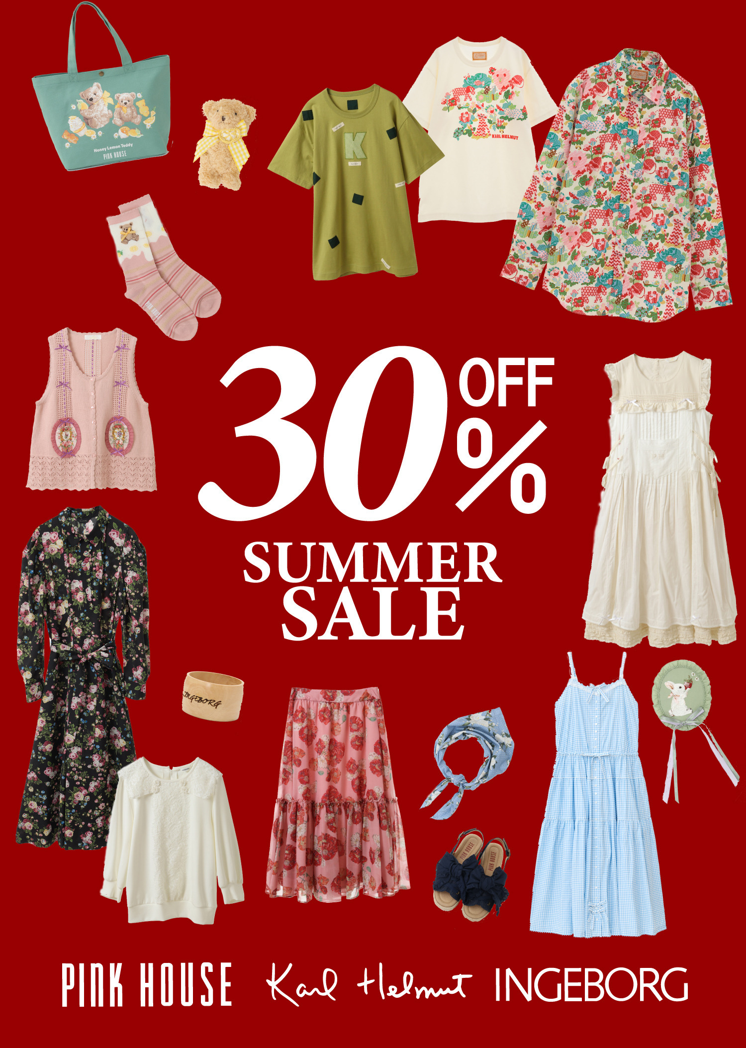 2025 SUMMER SALE 7/4(fri.) START｜ピンクハウスオフィシャル