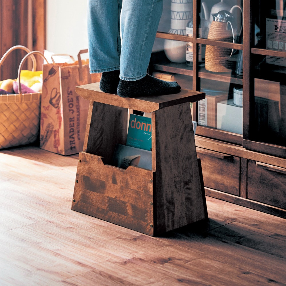 あたらしくて懐かしい。踏み台スツール（スツール/収納ベンチ