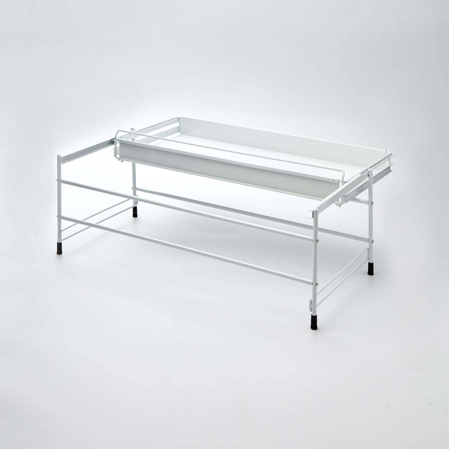 キッチン引き出し用スライドラック（シンク下収納/コンロ下収納