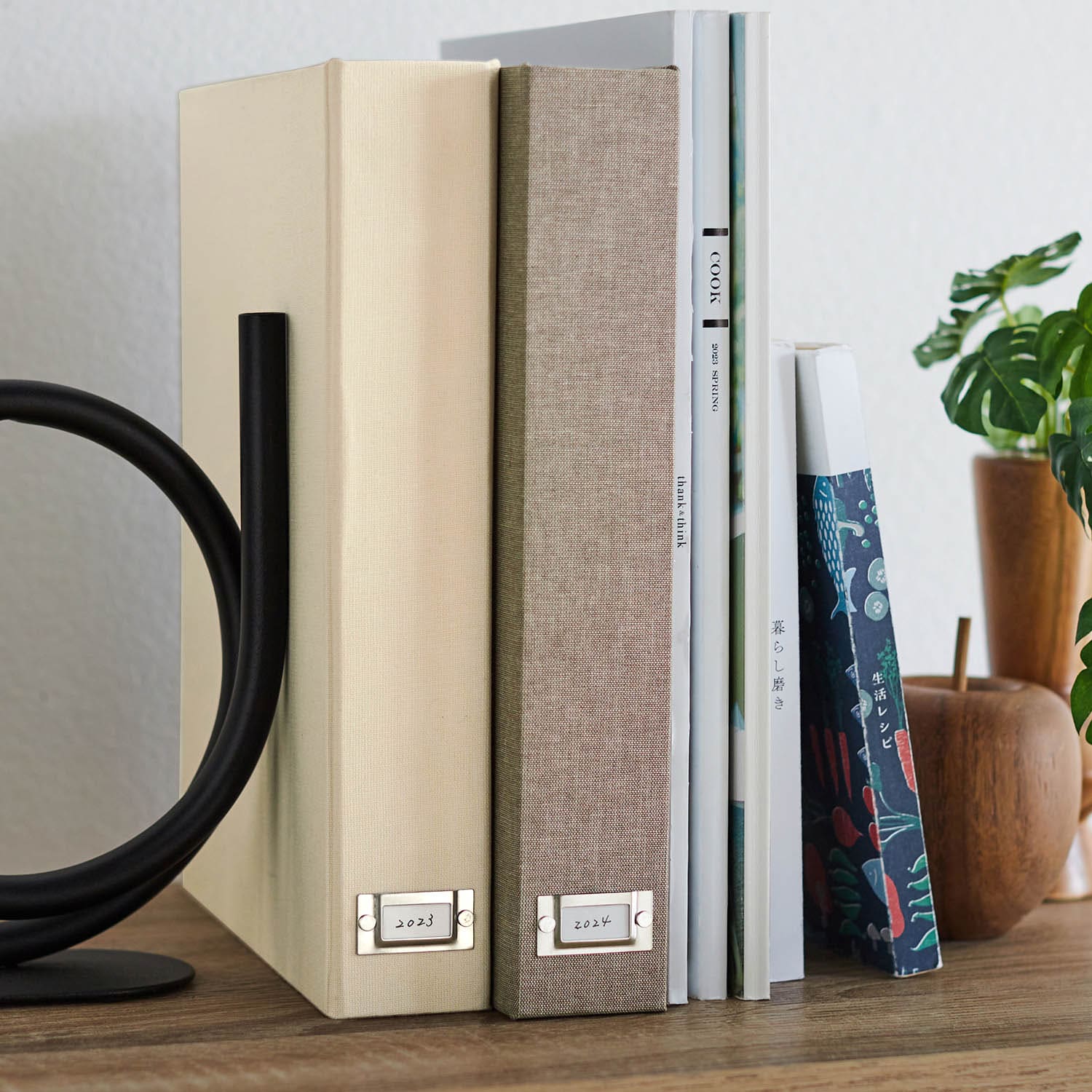 生地張り表紙の400枚収納写真アルバム（育児日記/ベビーアルバム